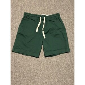Gustin lounge chino shorts mens green cotton medium drawstrings casual